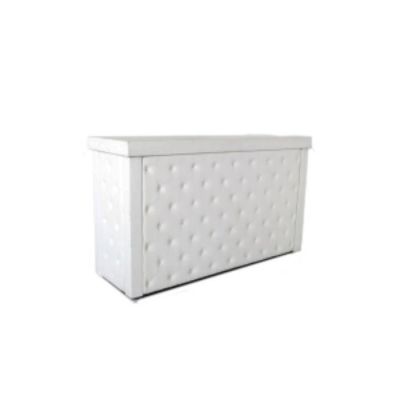 Image of Crestado Bar White Leather 6'